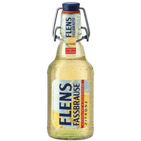 Flensburger Fassbrause Zitrone 0,33L – alkoholfreie, spritzige Zitronen‑Fassbrause.