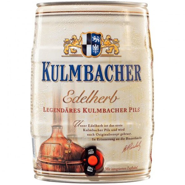 Kulmbacher Edelherb Pils Partydose – große bayerische Bierdose für Partys und Events.